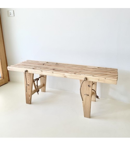 EcoBench 120 cm Lärche - Sitzbank - AUSSTELLUNGSMODELL EcoFurn Kitatori Schweiz kaufen