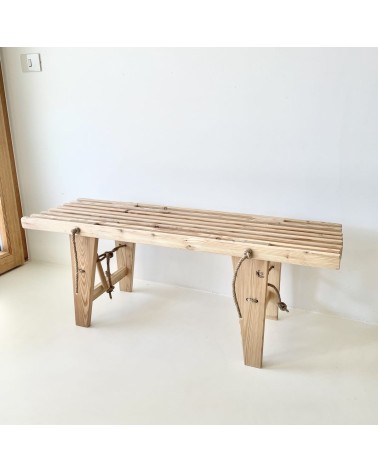 EcoBench 120 cm Lärche - Sitzbank - AUSSTELLUNGSMODELL EcoFurn Kitatori Schweiz kaufen