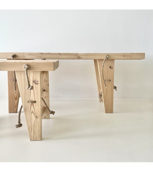 EcoBench 120 cm Lärche - Sitzbank - AUSSTELLUNGSMODELL EcoFurn Kitatori Schweiz kaufen
