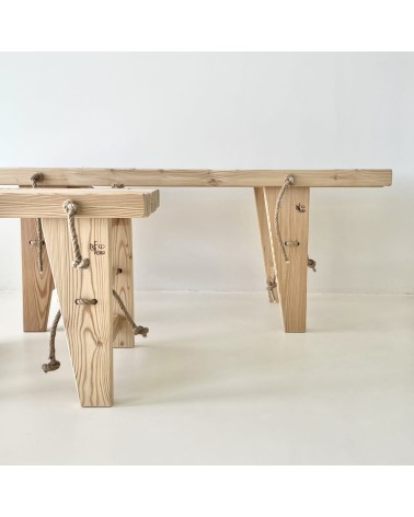 EcoBench 120 cm Lärche - Sitzbank - AUSSTELLUNGSMODELL EcoFurn Kitatori Schweiz kaufen