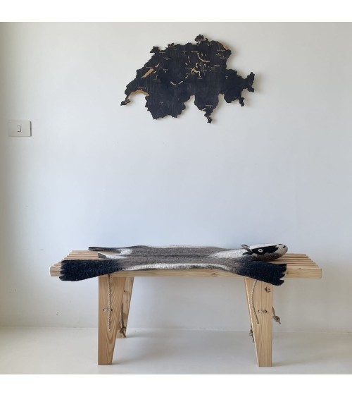 EcoBench 120 cm Lärche - Sitzbank - AUSSTELLUNGSMODELL EcoFurn Kitatori Schweiz kaufen
