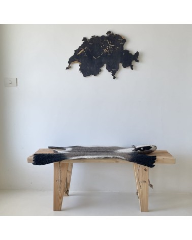 EcoBench 120 cm Lärche - Sitzbank - AUSSTELLUNGSMODELL EcoFurn Kitatori Schweiz kaufen