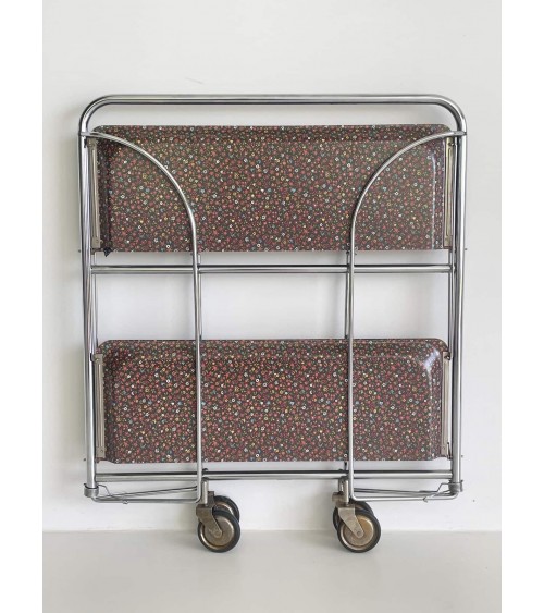 Gerlinol Vintage Servierwagen - Blumenmuster kitatori vintage shop design klassiker bern basel zürich
