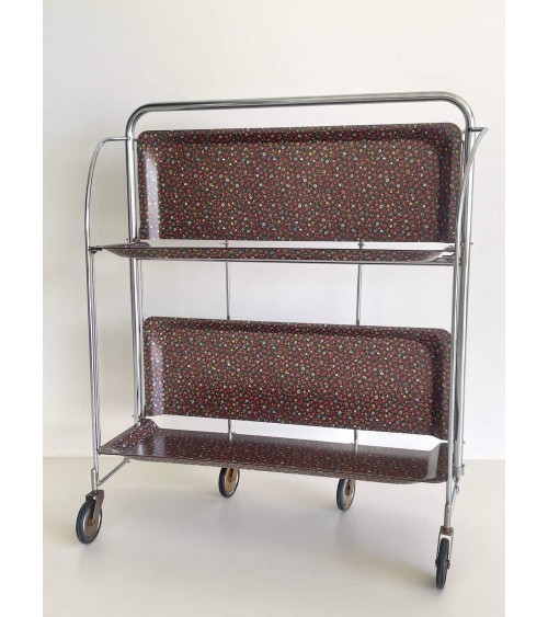 Desserte pliable Gerlinol - Motif floral kitatori meuble vintage shop online boutique suisse