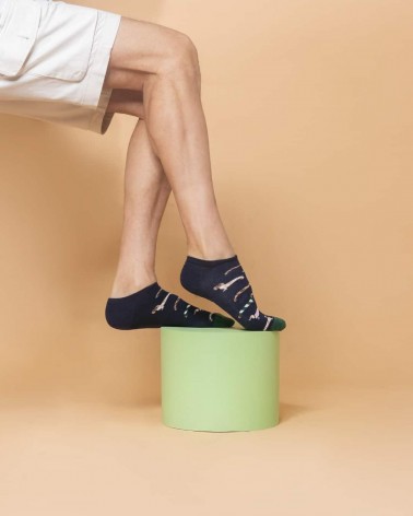 BePets - Ankle sock for women & men - Dog pattern, Dachshund Besocks funny crazy cute cool best pop socks for women men