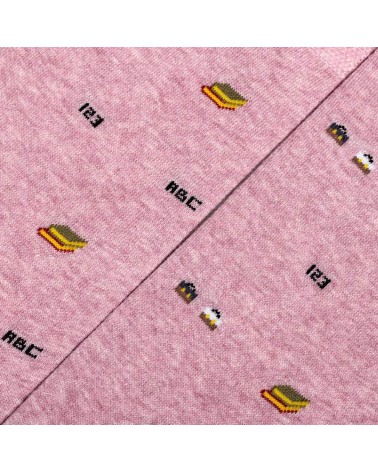 Insegnante - Calze in cotone bio The Captain Socks calze da uomo per donna divertenti simpatici particolari