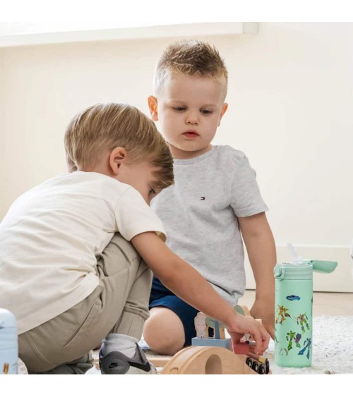 Transformers - Kids insulated water bottle - Green IZY Bottles best water bottle