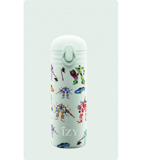 Transformers - Kids insulated water bottle - Green IZY Bottles best water bottle