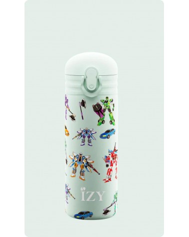 Transformers - Kids insulated water bottle - Green IZY Bottles best water bottle