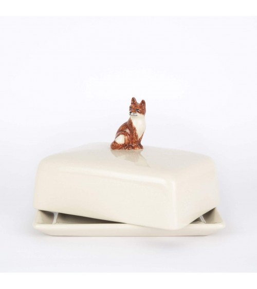 Volpe - Porta burro in ceramica Quail Ceramics da tavola