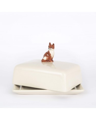 Volpe - Porta burro in ceramica Quail Ceramics da tavola