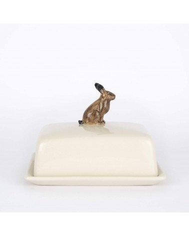Lepre - Porta burro in ceramica Quail Ceramics da tavola