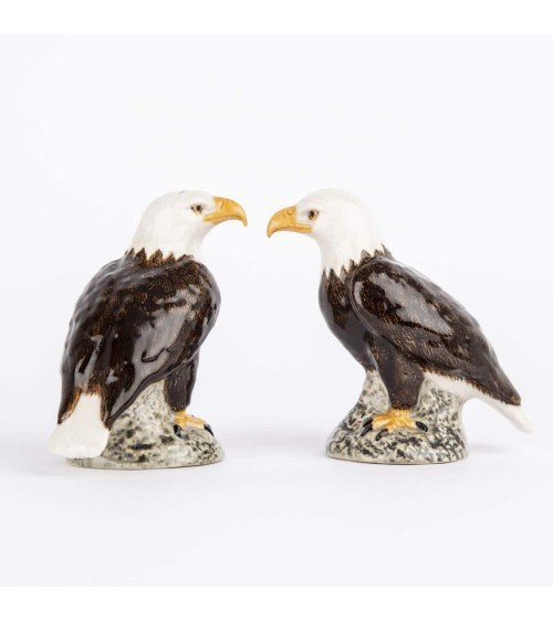 Weißkopfseeadler - Salz und Pfefferstreuer Set Quail Ceramics  pfeffer steuer salzpfeffersteuer set lustige kaufen
