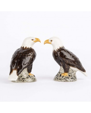 Weißkopfseeadler - Salz und Pfefferstreuer Set Quail Ceramics  pfeffer steuer salzpfeffersteuer set lustige kaufen