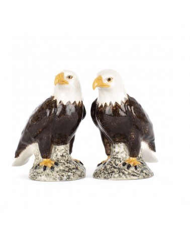 Weißkopfseeadler - Salz und Pfefferstreuer Set Quail Ceramics  pfeffer steuer salzpfeffersteuer set lustige kaufen