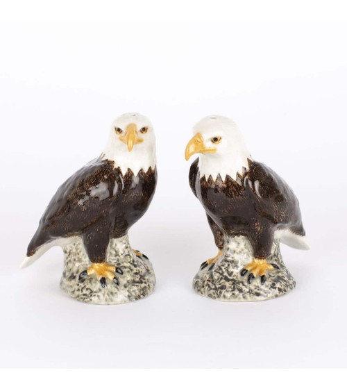 Weißkopfseeadler - Salz und Pfefferstreuer Set Quail Ceramics  pfeffer steuer salzpfeffersteuer set lustige kaufen