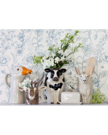 Holstein Kuh - Blumenvase, Grosse Vase Quail Ceramics vasen deko blumenvase blume vase design dekoration spezielle schöne kit...
