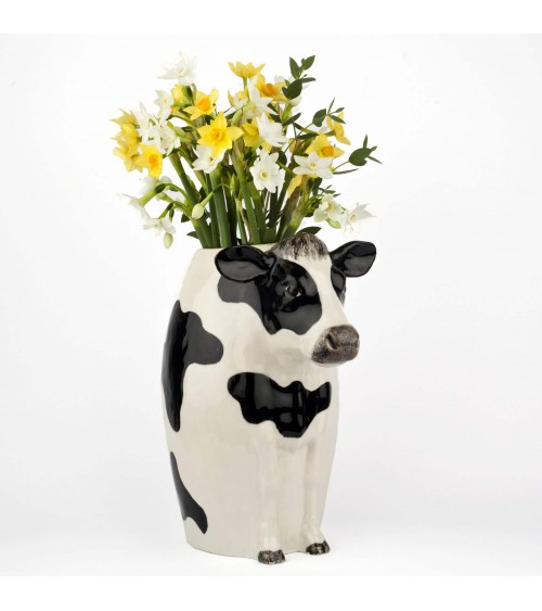 Holstein Kuh - Blumenvase, Grosse Vase Quail Ceramics vasen deko blumenvase blume vase design dekoration spezielle schöne kit...