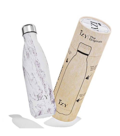 Design violet - Bouteille Isotherme 500 ml IZY Bottles gourde sport metal d eau aluminium thé design
