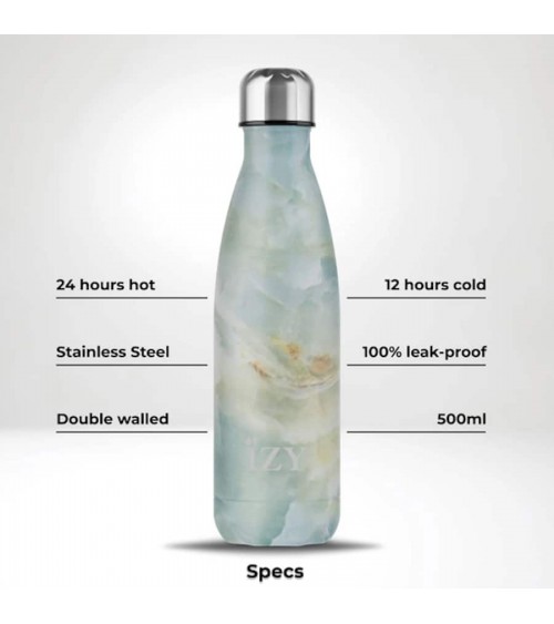 Marmo verde - Bottiglia isolata 500 ml IZY Bottles borracce termiche