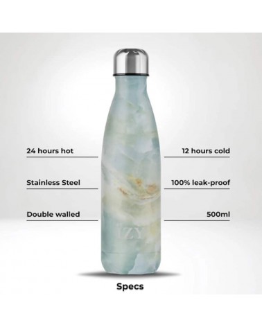Marmo verde - Bottiglia isolata 500 ml IZY Bottles borracce termiche