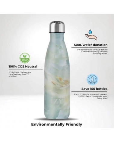 Marmo verde - Bottiglia isolata 500 ml IZY Bottles borracce termiche