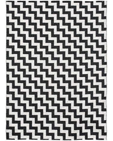 Tapis Vinyle - GUNNEL Noir Brita Sweden tapis scandinave en vinyle lavable en machine de cuisine exterieur salon couloir