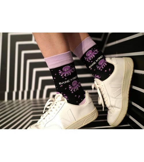 Rettet die Oktopusse - Bambus Socken Bare Kind socke kuschelsocken für damen lustig herren farbige coole socken