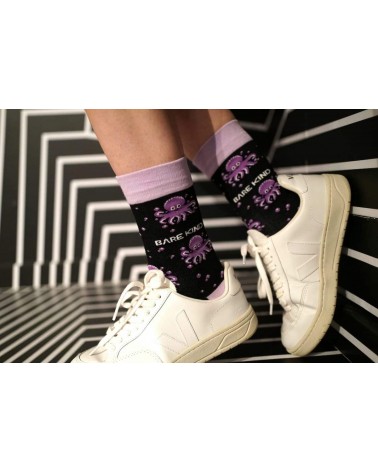 Rettet die Oktopusse - Bambus Socken Bare Kind socke kuschelsocken für damen lustig herren farbige coole socken