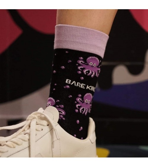 Rettet die Oktopusse - Bambus Socken Bare Kind socke kuschelsocken für damen lustig herren farbige coole socken