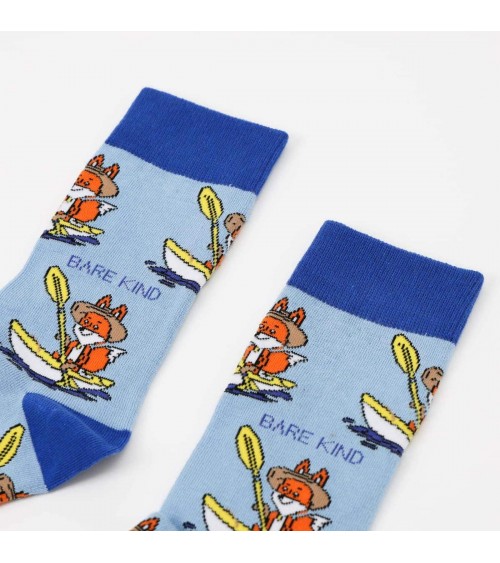 Rette die Füchse - Bambus Socken Bare Kind socke kuschelsocken für damen lustig herren farbige coole socken
