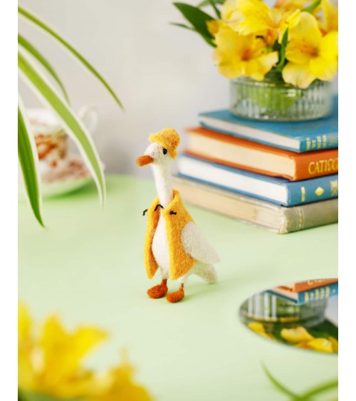 Walter le canard - Objet déco Sew Heart Felt original kitatori suisse