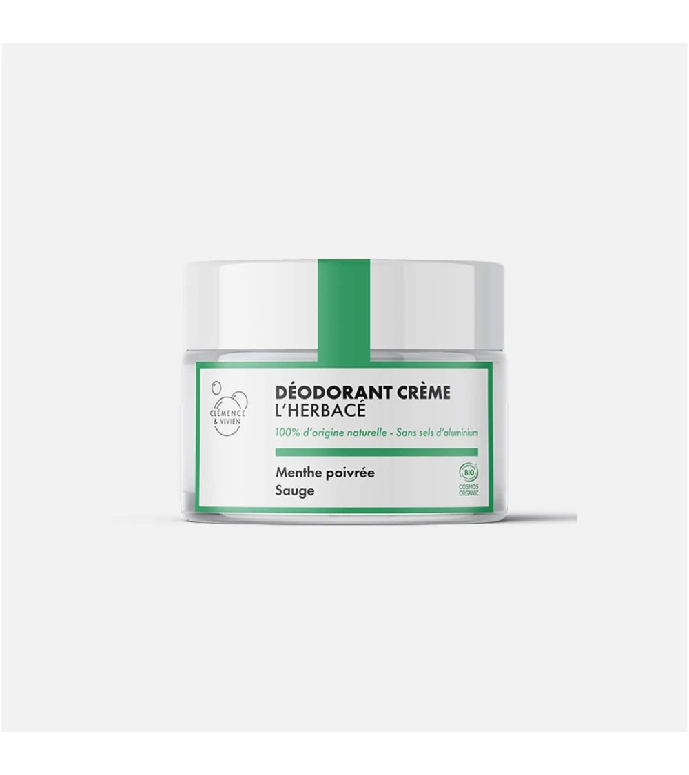 L'herbacé - Deodorante naturale in crema Clémence et Vivien cosmetici naturali cosmeci svizzeri