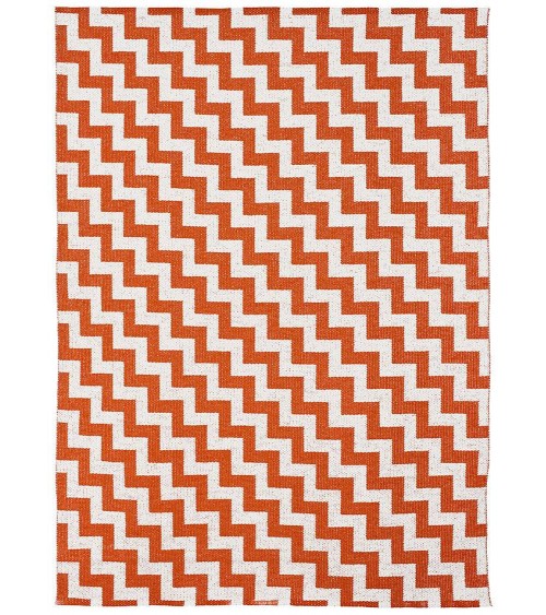 Tapis Vinyle - GUNNEL Rouge Brita Sweden tapis scandinave en vinyle lavable en machine de cuisine exterieur salon couloir