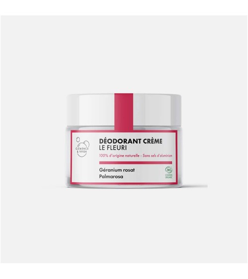 Le fleuri - Deodorante naturale in crema Clémence et Vivien cosmetici naturali cosmeci svizzeri