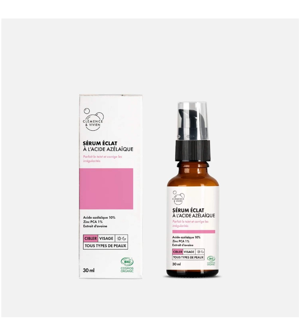 Radiance Serum with Azelaic Acid Clémence et Vivien vegan cruelty free cosmetic compagnies