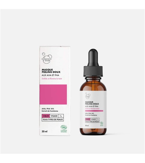 Skincare - Gentle peeling mask Clémence et Vivien vegan cruelty free cosmetic compagnies