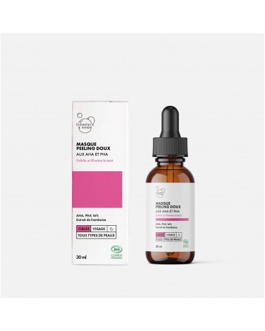 Skincare - Gentle peeling mask Clémence et Vivien vegan cruelty free cosmetic compagnies