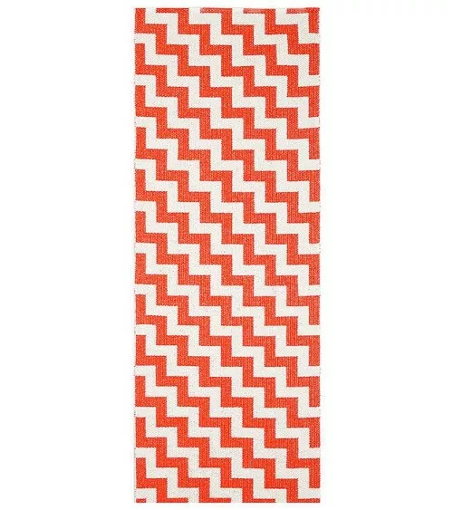 Vinyl Rug - GUNNEL Red Brita Sweden cool vinyl rugs runner for kitchen washable outdoor rugs