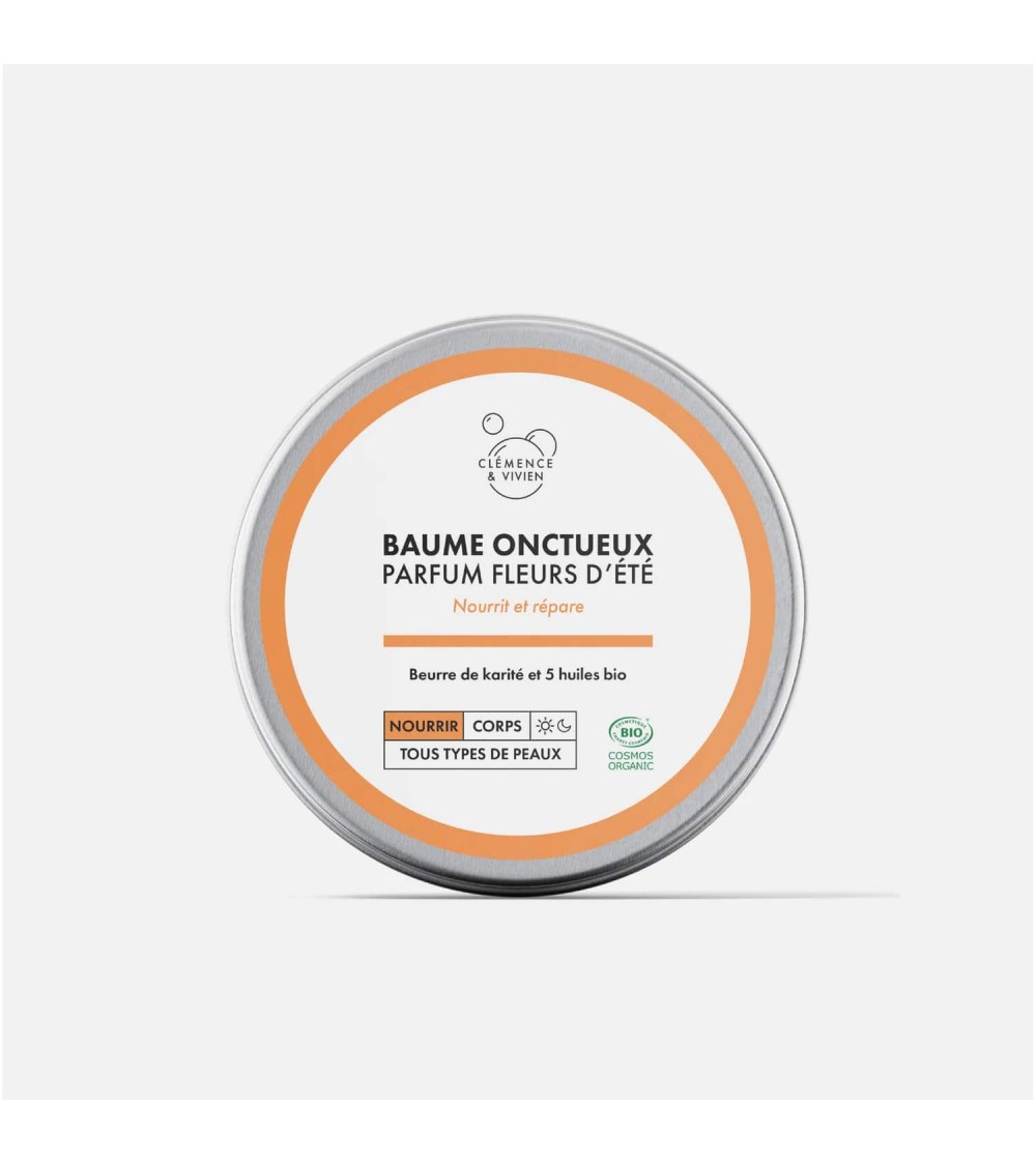 Creamy balm - Summer Flower fragrance Clémence et Vivien vegan cruelty free cosmetic compagnies
