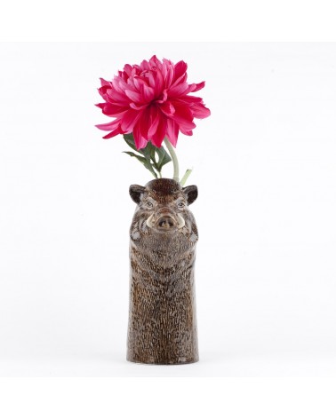 Wildschwein - Blumenvase, Grosse Vase Quail Ceramics naturkosmetik marken vegane kosmetik producte kaufen