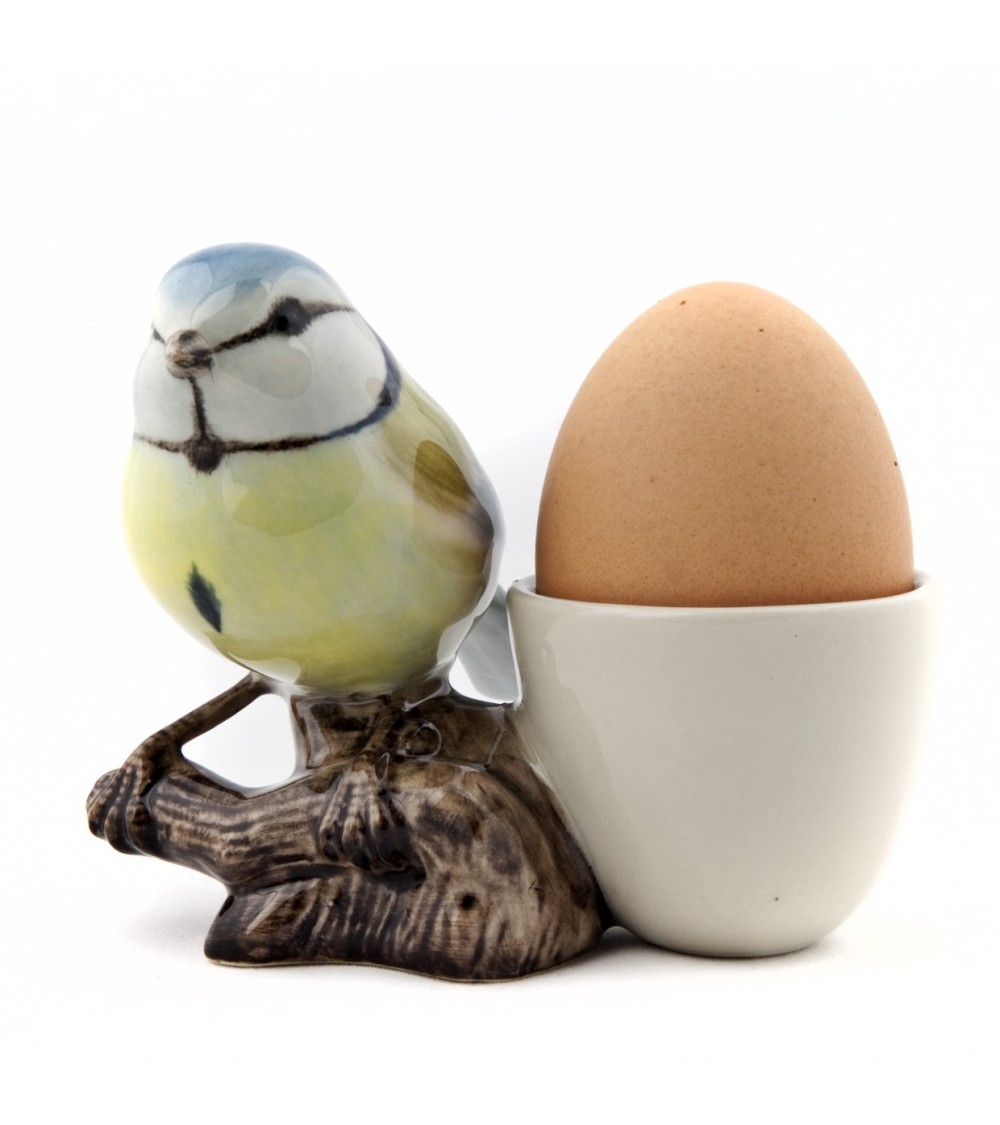 Cinciarella blu - Porta uovo in ceramica Quail Ceramics portauova design particolari