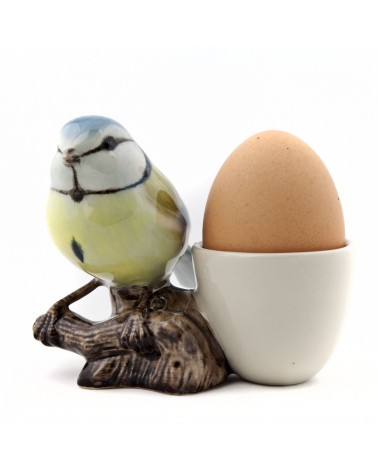 Cinciarella blu - Porta uovo in ceramica Quail Ceramics portauova design particolari