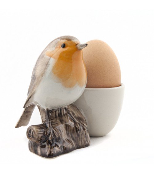 Rouge Gorge - Coquetier original en céramique Quail Ceramics oeuf original design