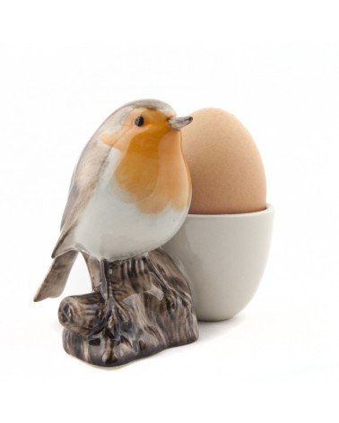 Rouge Gorge - Coquetier original en céramique Quail Ceramics oeuf original design