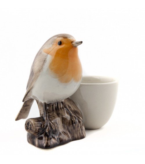 Rouge Gorge - Coquetier original en céramique Quail Ceramics oeuf original design