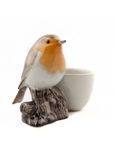 Rouge Gorge - Coquetier original en céramique Quail Ceramics oeuf original design