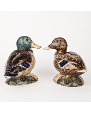 Canard colvert - Salière et poivrier original en céramique Quail Ceramics design sel saliere poivrier salier poivrière