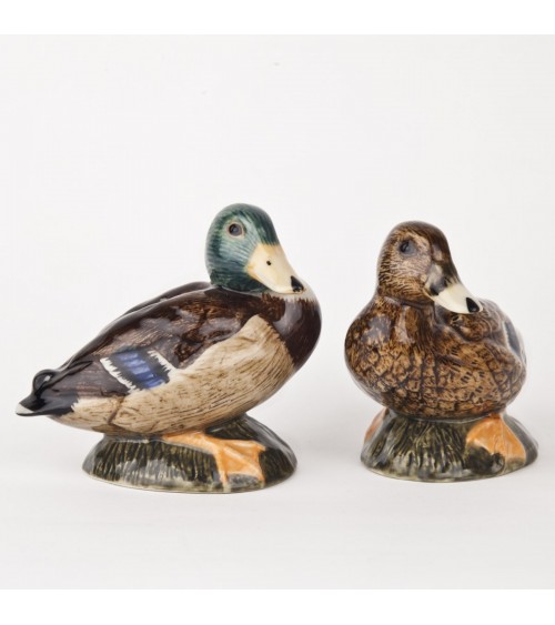 Canard colvert - Salière et poivrier original en céramique Quail Ceramics design sel saliere poivrier salier poivrière