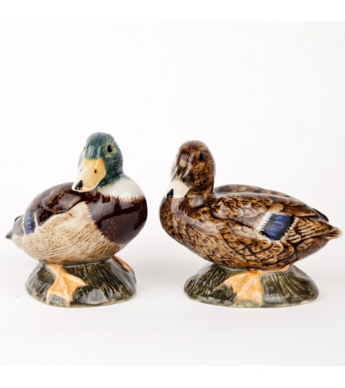 Canard colvert - Salière et poivrier original en céramique Quail Ceramics design sel saliere poivrier salier poivrière